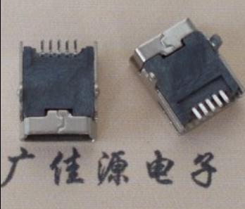惠东mini usb 5p接口 迷你 卧式插座 端子贴片 接插件